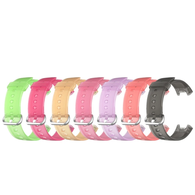 

Силиконовый ремешок для часов Mi Watch Lite/Redmi Watch, оригинальный прозрачный спортивный сменный Браслет 21,5 мм