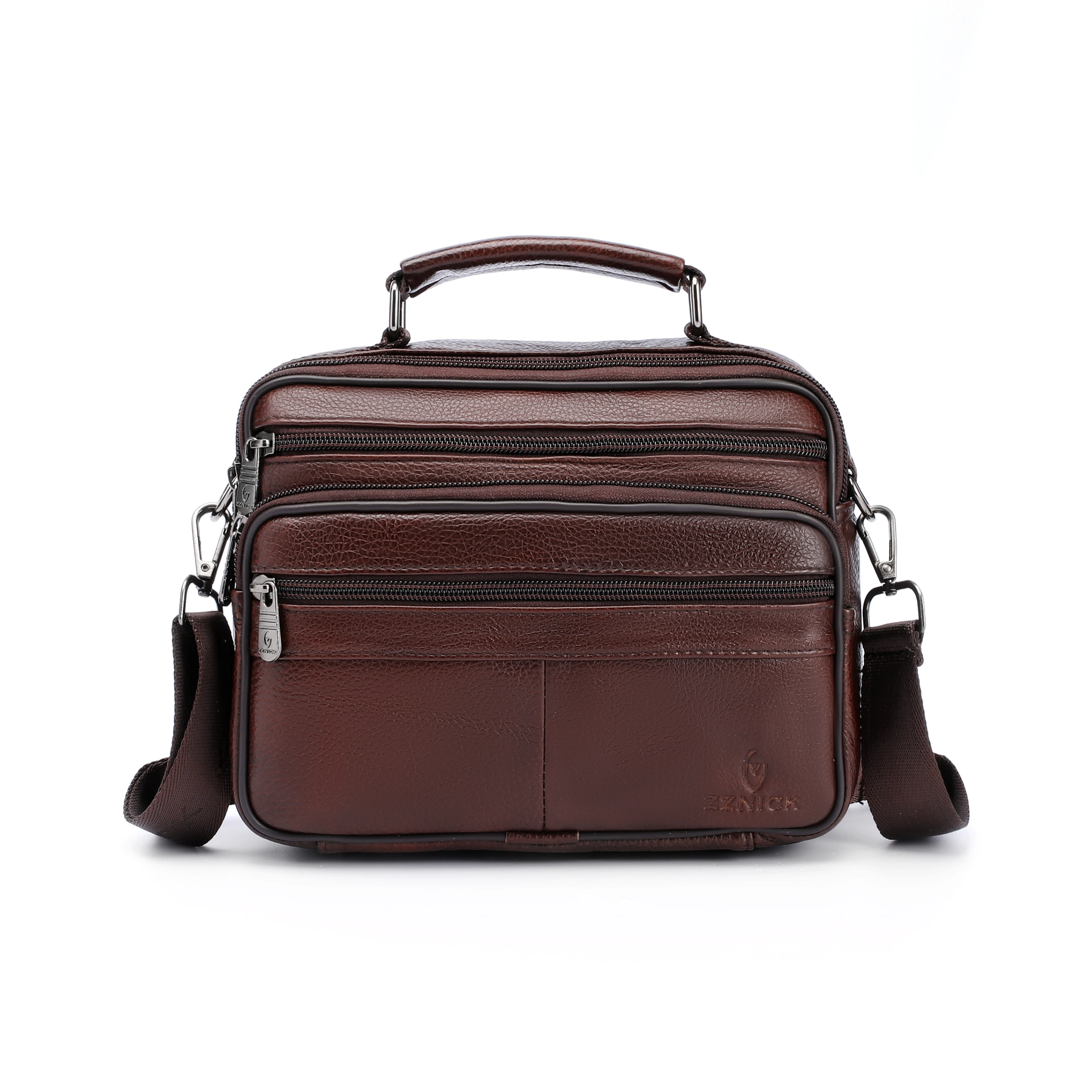 Brand 100% authentic men's Shoulder Bag Messenger Bag cowhide cross bag men's business handbag