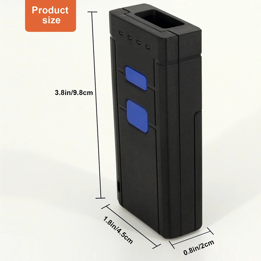 1D Bluetooth сканер штрих кодов USB CCD беспроводной считыватель беспроводное расстояние