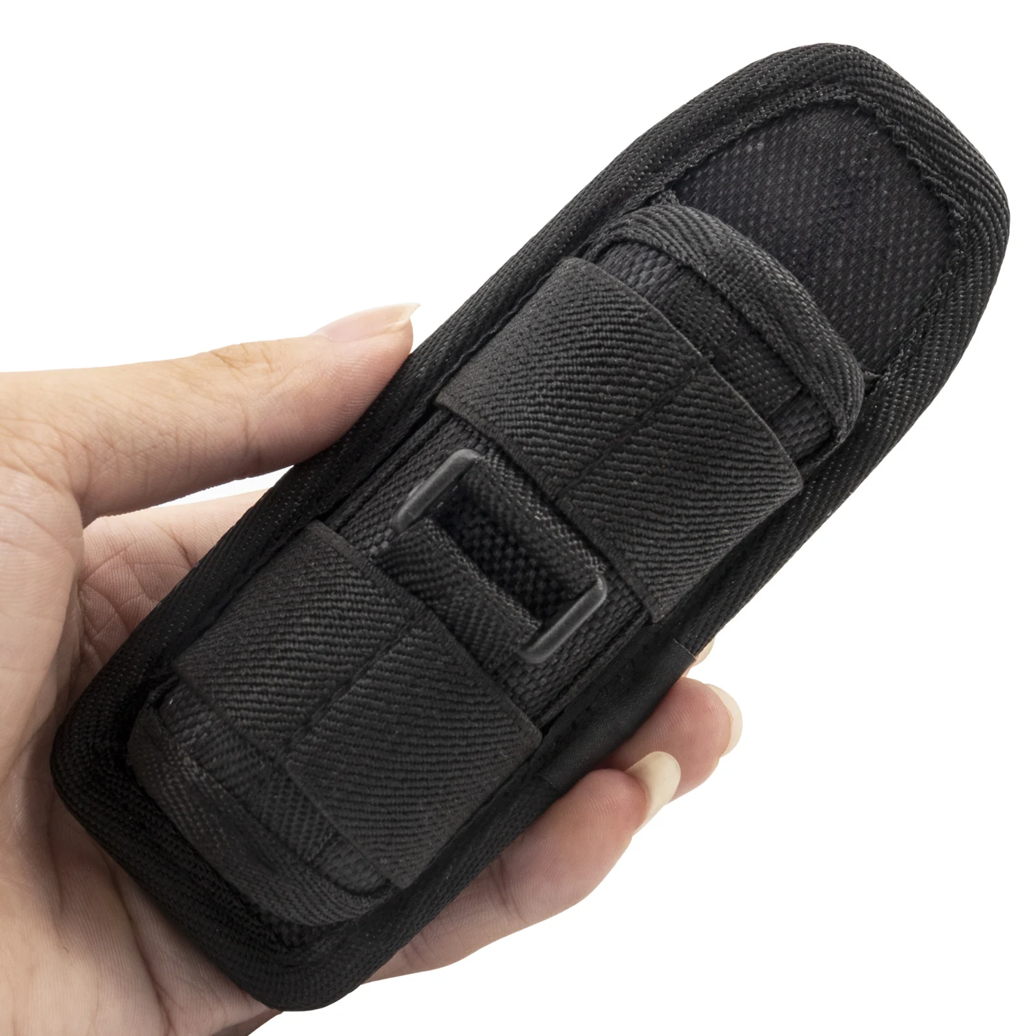 For Ultrafire Nylon 360 Rotatable Flashlight Case Bag Holder Pouch Belt 145x40mm
