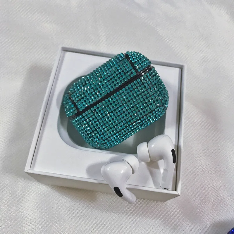 

Suitable for Airpods Pro3 rhinestone protective cover wireless bluetooth headset cover to protect against drop