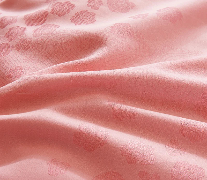 Роскошный свадебный комплект постельного белья из шелка хлопка жаккарда сатина