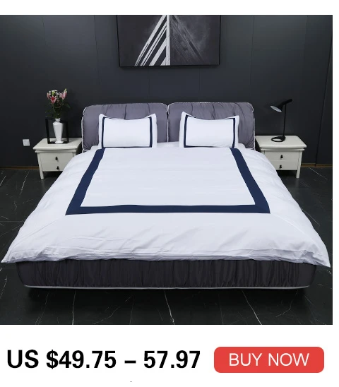 Yimeis Double Bedding Set Lattice Double Bed Linen Printing Full Size Comforter Bedding Sets 45002