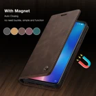 Роскошный кожаный чехол для Xiaomi Redmi Note 8 9 K30 Pro, Магнитный флип-чехол с держателем для карт для телефона Xiaomi Mi 9 9T 10 T Lite, чехол-бумажник