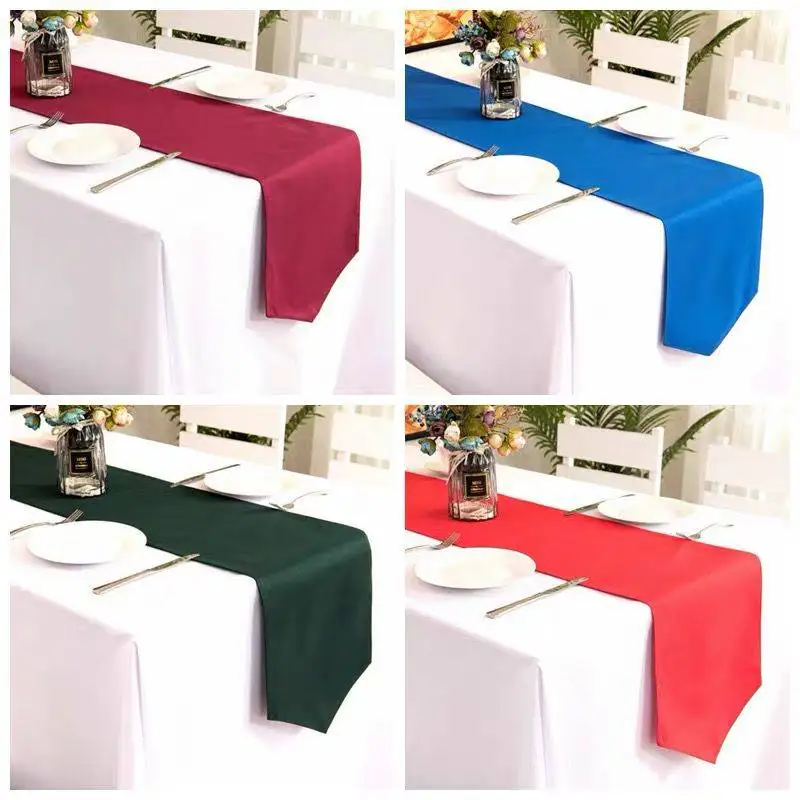 Современная однотонная утолщенная скатерть для дома свадьбы банкета фестиваля