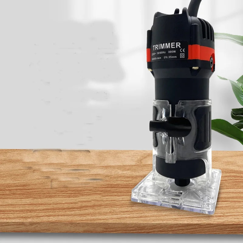 800 Вт деревообрабатывающий электрический триммер древесный фрезерный станок с