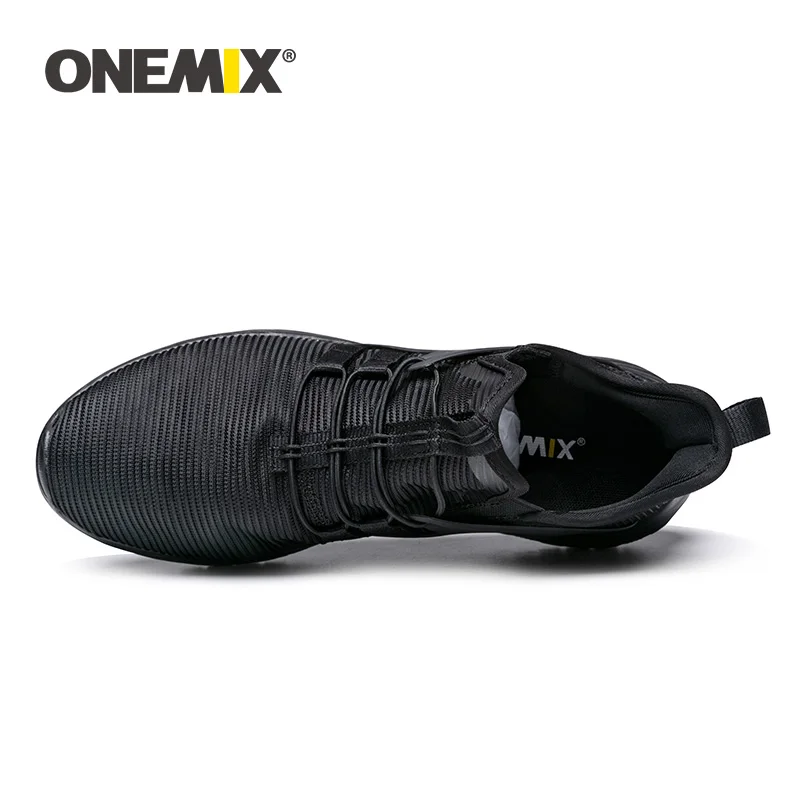 ONEMIX 2022 Men Running Shoes Lightweight Breathable Mesh Soft Women Sneakers Slip On Outdoor Jogging Walking Tennis Sport Shoes