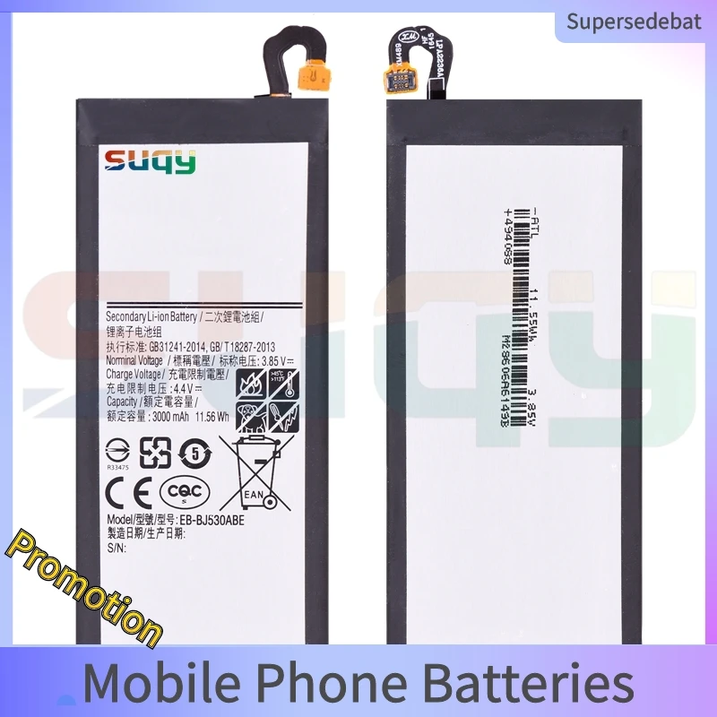 

Аккумулятор для Galaxy J530 SM-J530K J530F/Y аккумулятор 3000 мАч EB-BJ530ABE Сменный аккумулятор для Samsung Galaxy J5 Pro 2017 J530