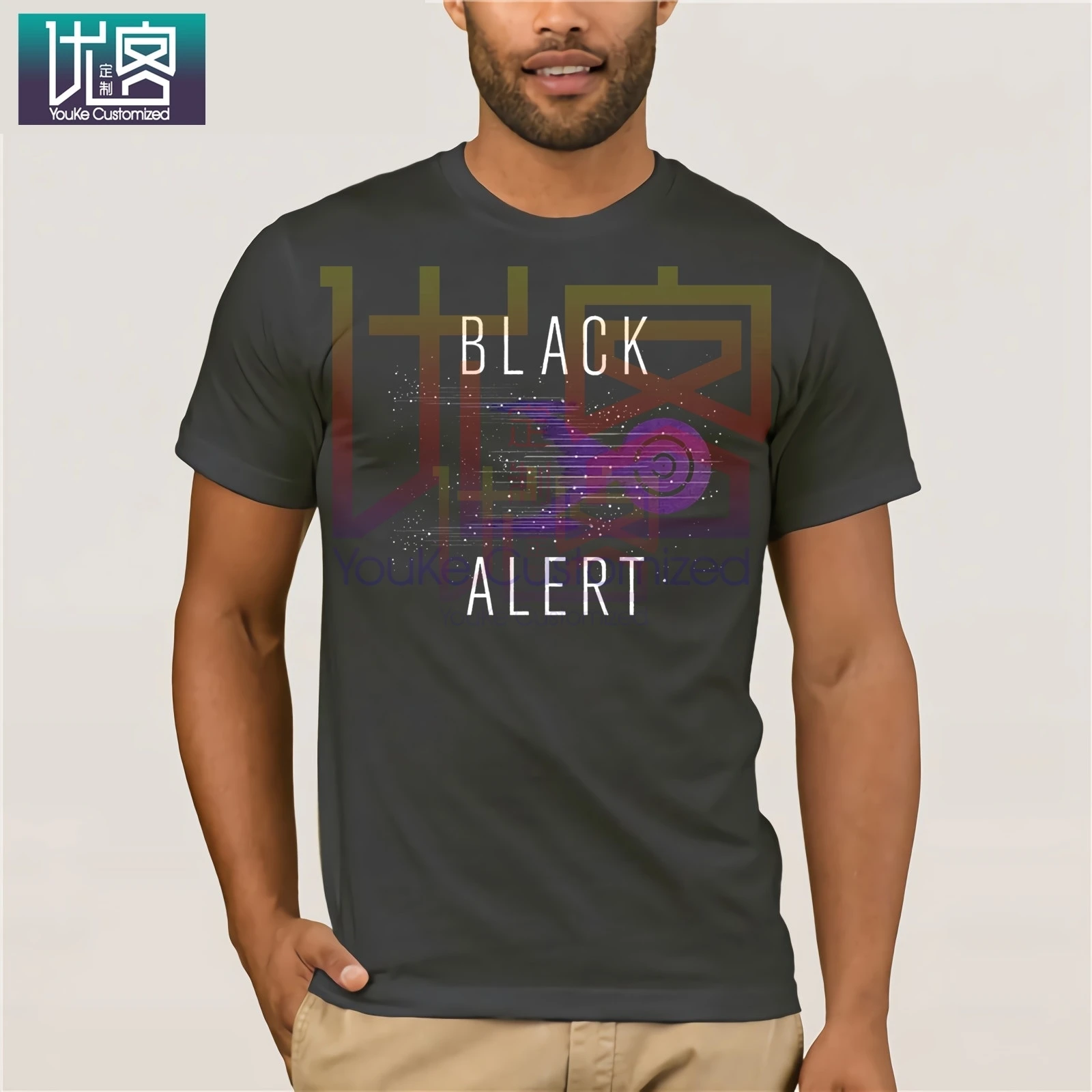 Star Trek Discovery Alert Streak T-shirt Funny Tees Cotton Tops T Shirt O Neck Casual Short Sleeve Top |
