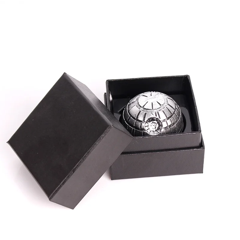 

Erliao 3 Parts Zinc Alloy Tobacco Grinder Metal Hand Mill Grinder Herb Tobacco Crusher Cigarette Accessories