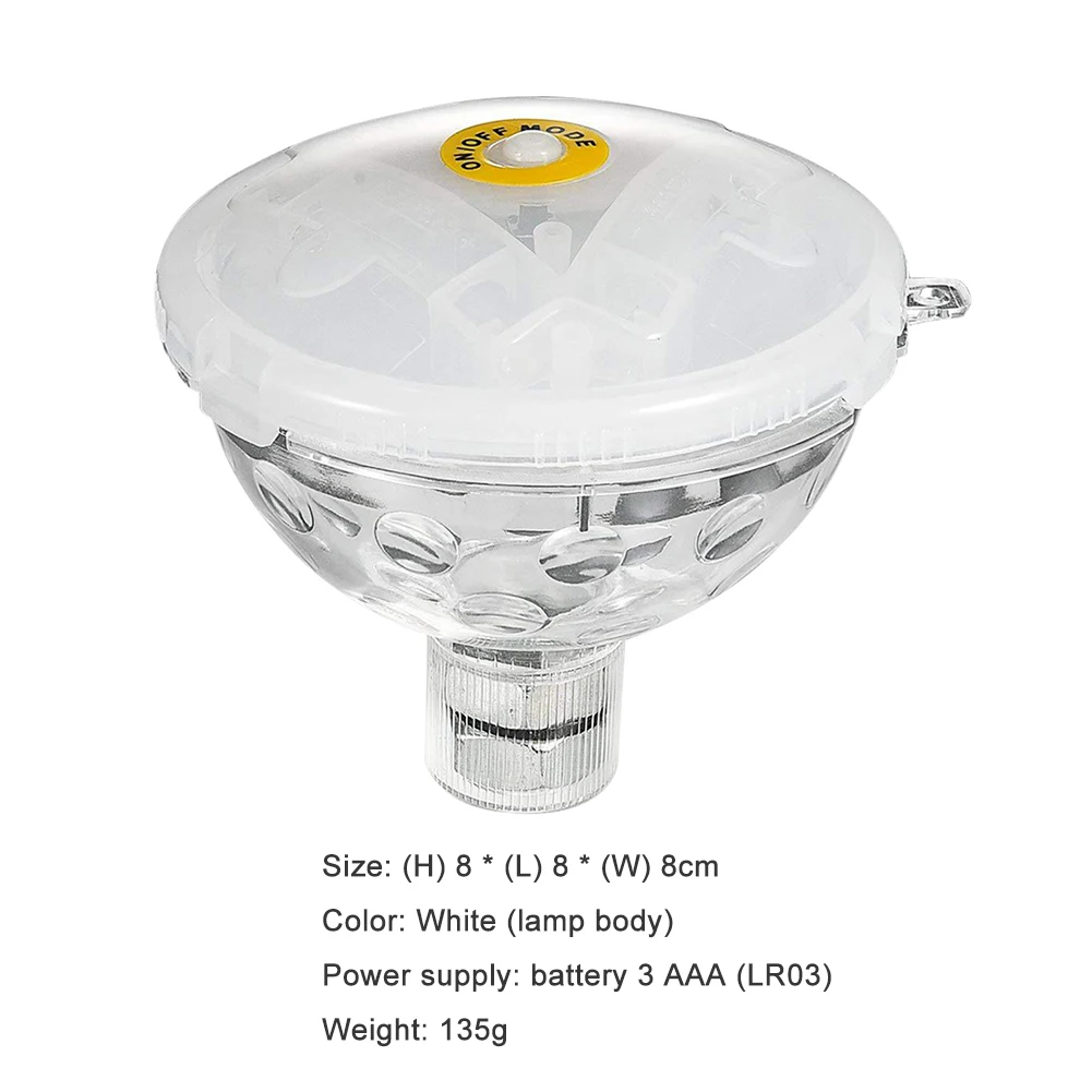 

Floating Underwater Light RGB Submersible LED Disco party Light Glow Show Swimming Pool Hot Tub Spa Lamp Baby Bath Light
