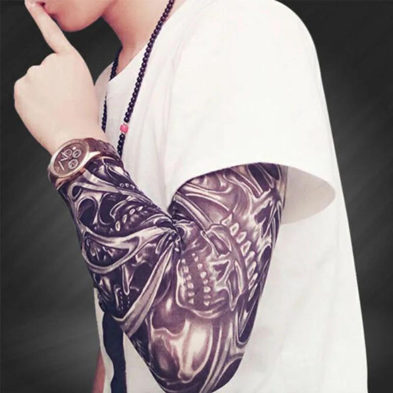 

3 Pair Unisex Cooling Arm Sleeves Cover Cycling UV Sun Protection Outdoor Golf Sport Nylon Cool Arm Sleeves for Hide Tattoos