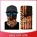 Маска для езды на велосипеде, многофункциональная, с изображением флага