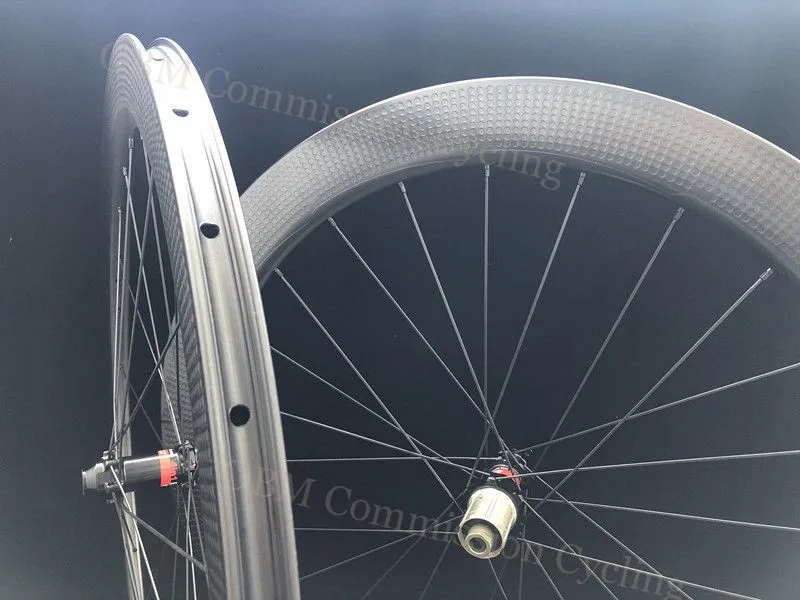 Дисковые тормозные диски 700C дисковые 58 мм колесные из углеродного волокна для