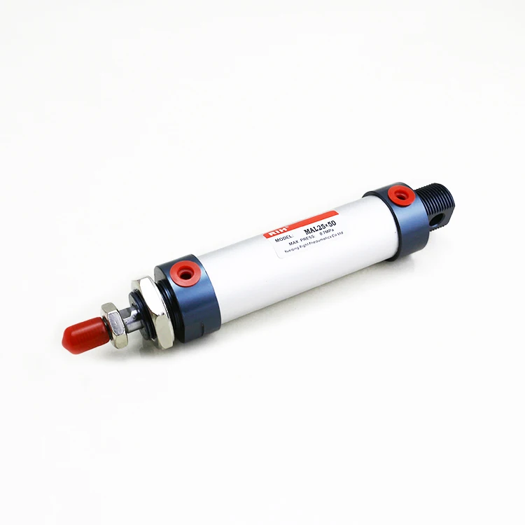 

25mm Bore 50mm Stroke MAL25*50 Pneumatic Aluminum Alloy Small MINI Cylinder