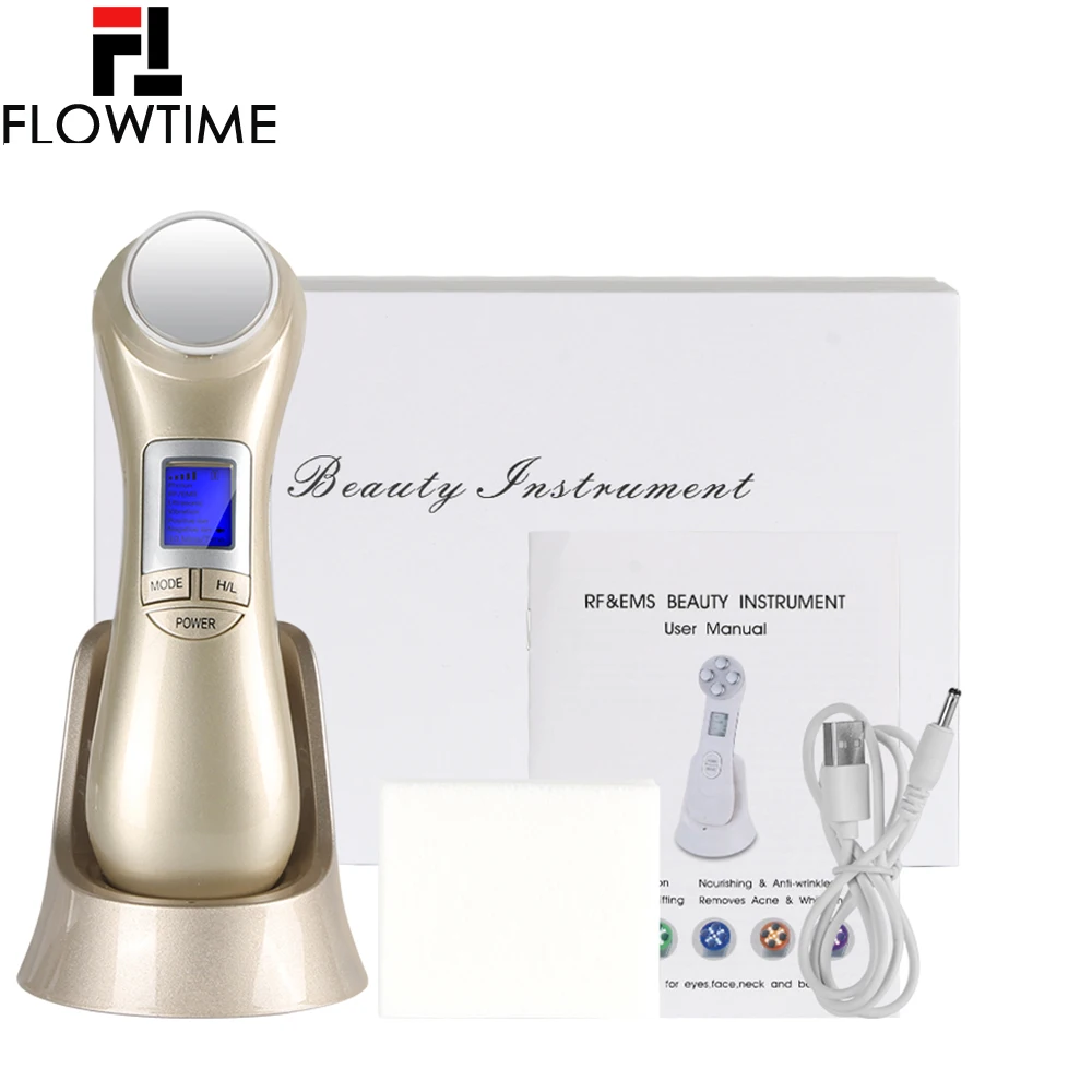 Светодиодный радиочастотный фотонный аппарат 6 в 1 для микро токовой терапии