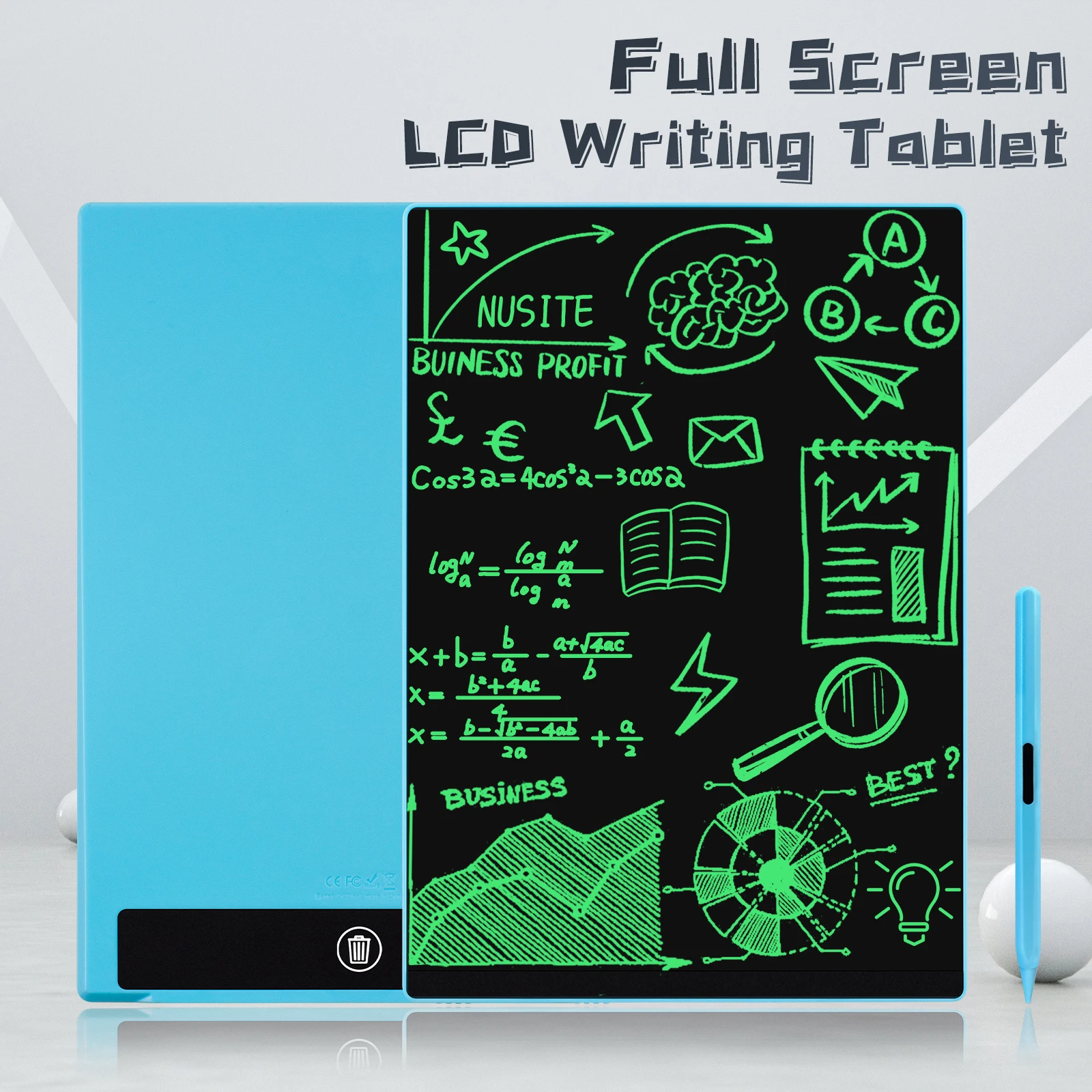 

11.5 Inch Ultrathin Full Screen LCD Writing Tablet Built-in Magnets Innovative Graphic Drawing Pad Memo Boards for Work and Home