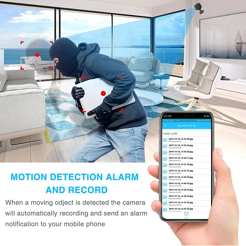 Микро-WI-FI мини IP Камера Cam HD 1080P Беспроводной Портативный безопасности Камера небольшой Камера s видеорегистратор движения Регистраторы домашний пульт дистанционного управления