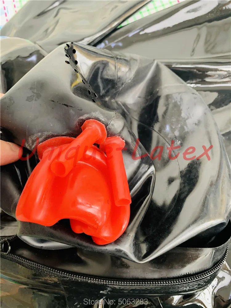 Мужской латексный костюм кошки с полным покрытием сетчатые глаза пальцами