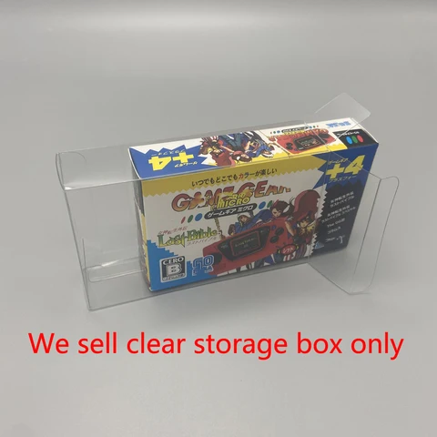 Прозрачная коробка для Sega для игр GEAR Micro GG, защитная коробка для хранения домашних животных
