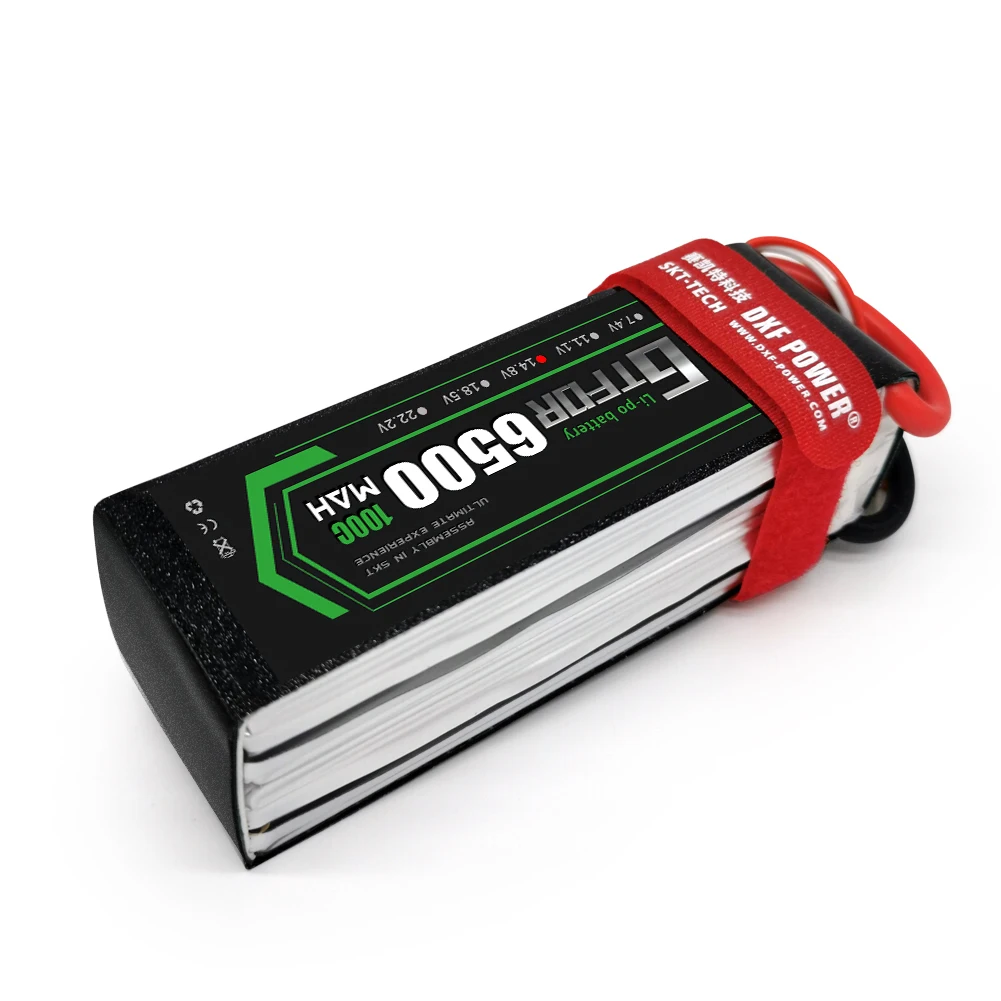 

GTFDR 4S 14.8V 6500mAh 100C 200C Lipo Battery 4S XT90 XT60 T Deans EC5 For FPV Drone Airplanes Car Boat Truck Helicopter