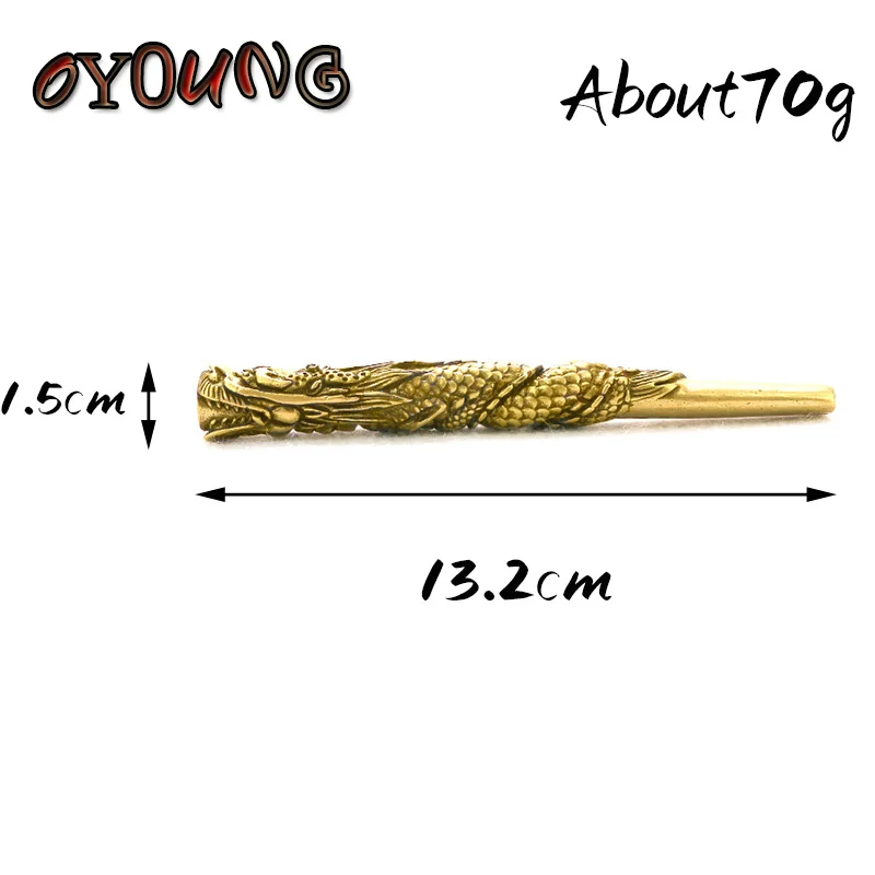 Ретро латунь дым дракон мундштук Fillter в виде курительной трубки - купить по