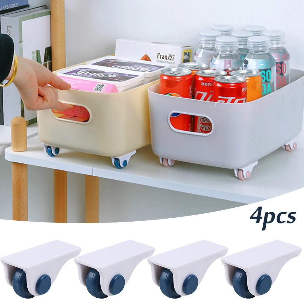 4 шт. самоклеящиеся ролики для мебели без царапин | Обустройство дома