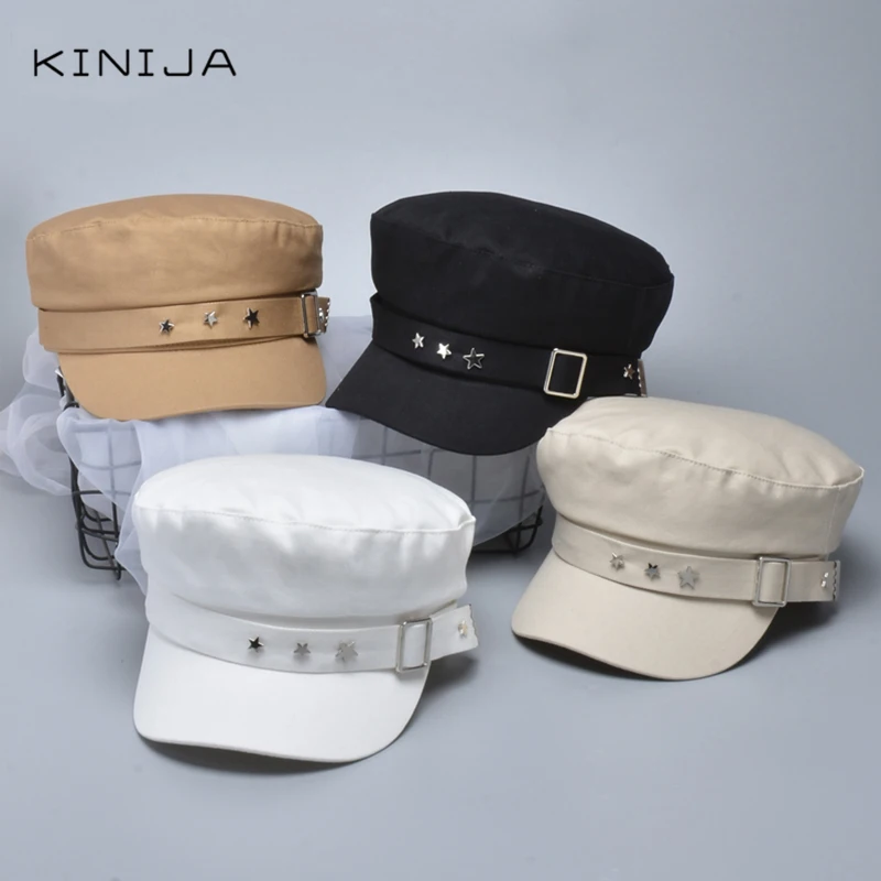 Модная шляпа в стиле панк с изображением морской тематики восьмиугольная для