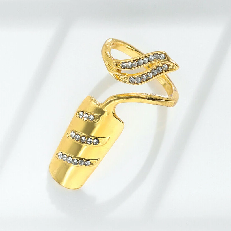 

Adjustable Armor Cover Crochet Loop Finger Wear Thimble Yarn Guides Knitted Ring Sewing Braid Tools