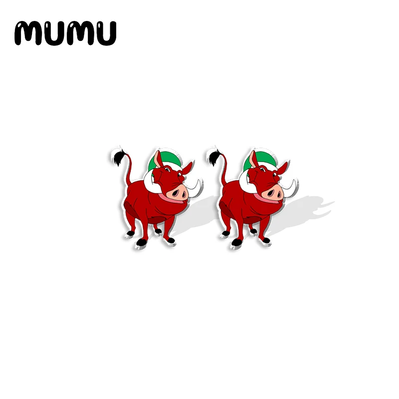 2021 новые рождественские серьги-гвоздики в виде короля льва Simba Nala Timon эпоксидные