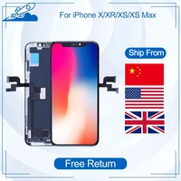 elekworld test grade for iphone x xs xr xs max tft amoled oem lcd display touch screen digitizer replacement assembly protector