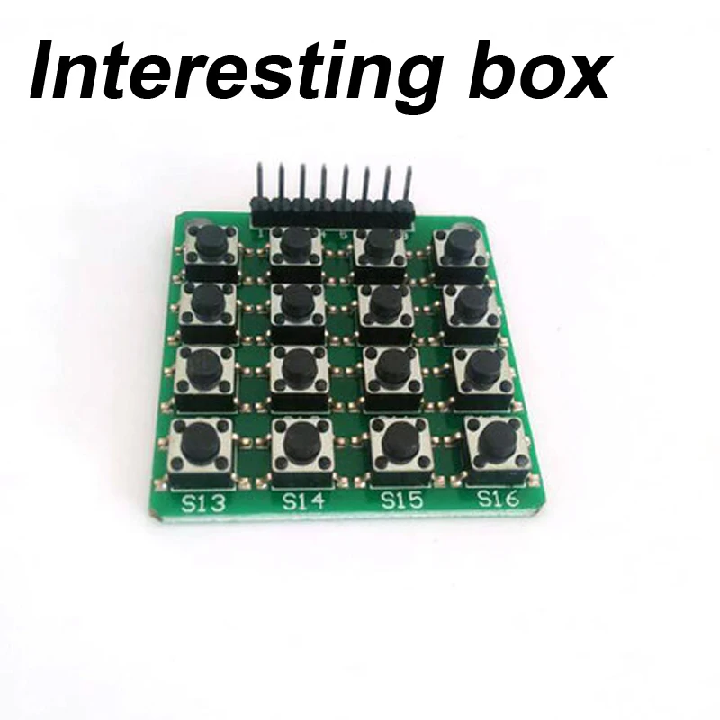 Matrix keyboard module multi-purpose switch 4 * independent touch model diy accessories | Игрушки и хобби