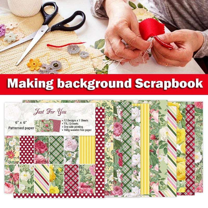 

Premium Paper Pad Cardstock Scrapbooking Decorative Home Decor & Paper Craft For Card Making Scrapbooking DIY DC156