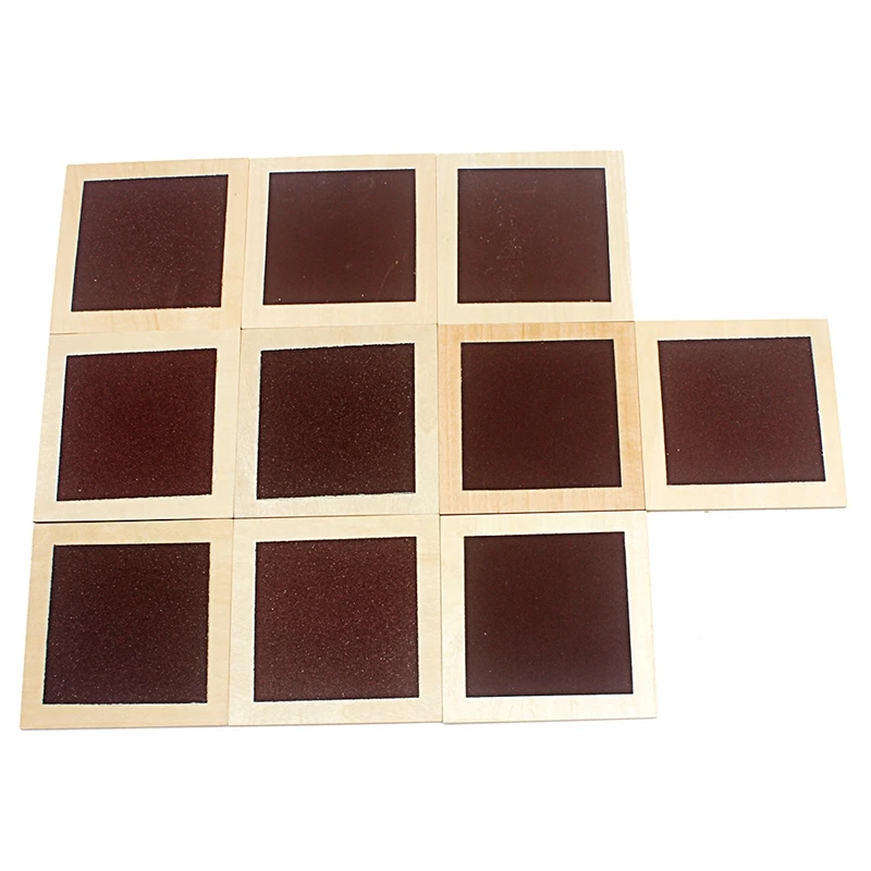 Tablero Sensorial Montessori para beb&eacute;s, tablero &aacute;spero y suave para ni&ntilde;os peque&ntilde;os, Juguetes t&aacute;ctiles para ni&ntilde;os en edad preescolar, Juguetes de Brinquedos-3