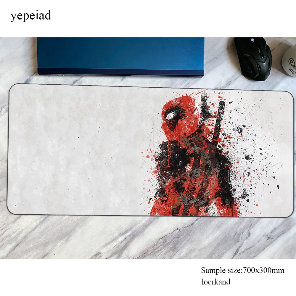 Коврик для мыши Deadpool игровой коврик на день рождения аниме 800x300x4 мм офисный