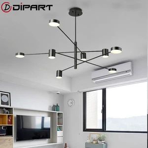 LED Ceiling Modern  Chandelier Lighting Living Room Bedroom Chandeliers Creative Home Lighting Fixtures Black/Gold/white