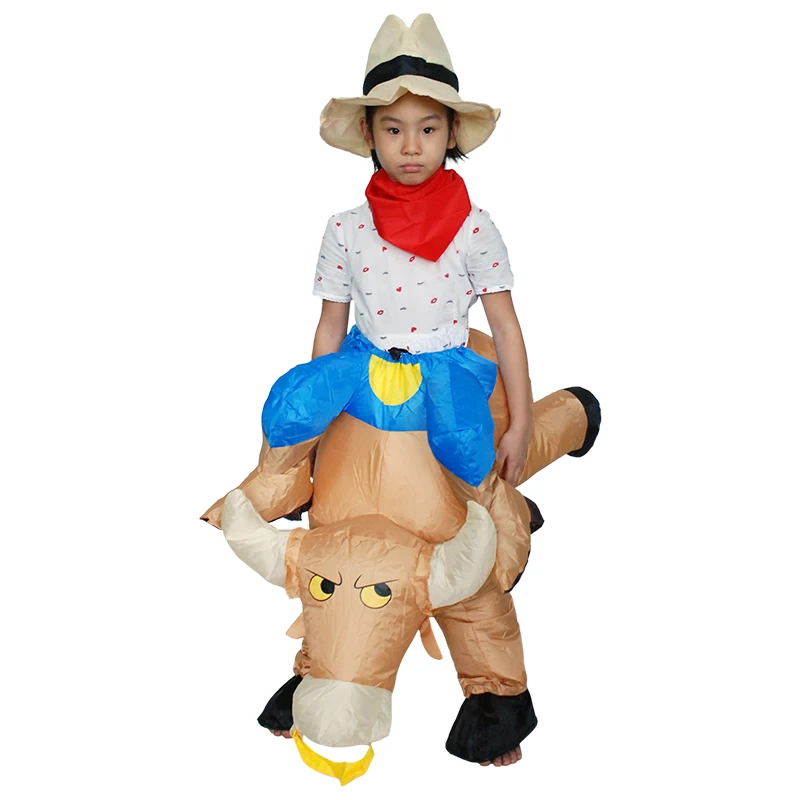 

Halloween Costume for Kids 40 to 50 Inch Tall Kid Cosplay Costumes Animal Inflatable Unicorn Costume Halloween Party Dress