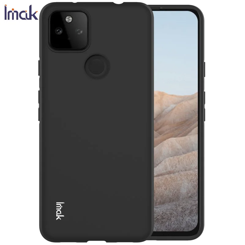 

Матовый чехол IMAK Для Google Pixel 5a, тонкий матовый чехол из мягкого ТПУ, износостойкий, с защитой от отпечатков пальцев