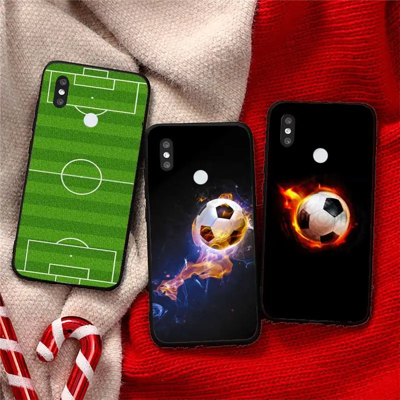 

Phone Case For Xiaomi Redmi Note 4 4x 5 6 7 8 pro S2 PLUS 6A PRO football