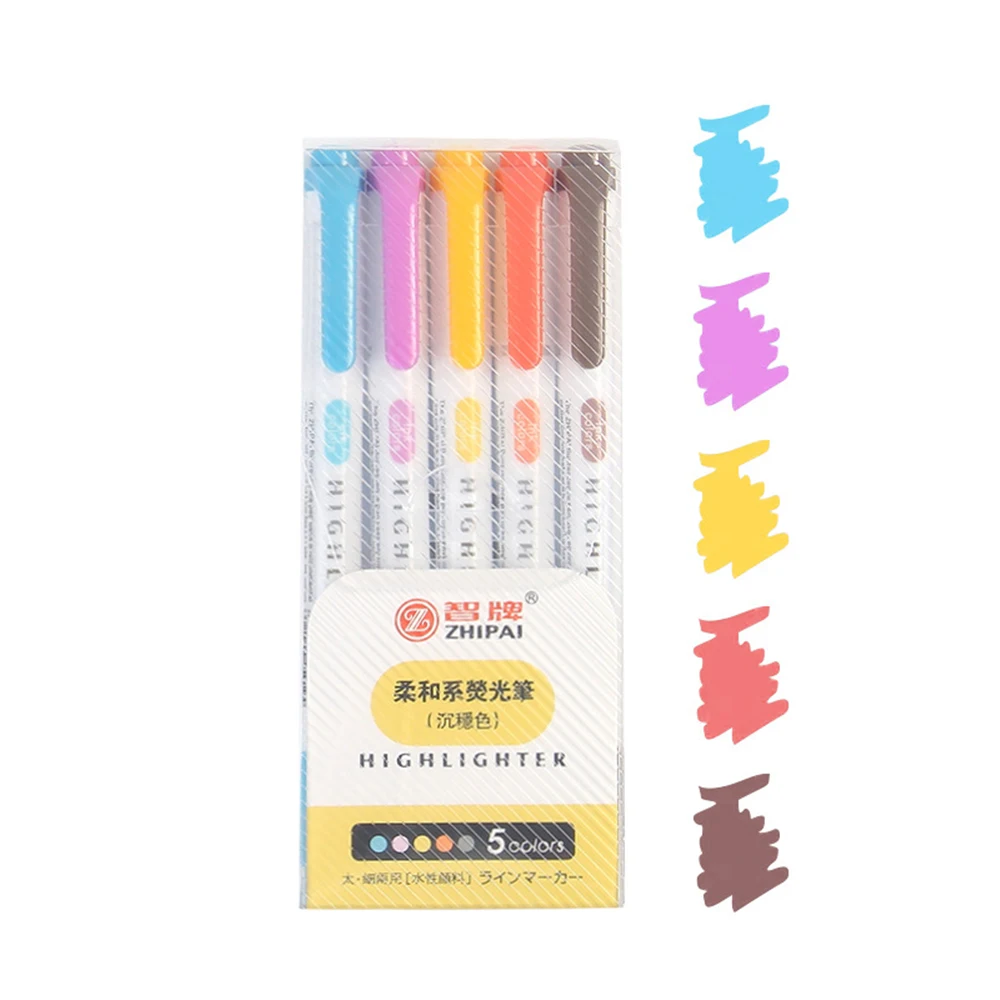 Флуоресцентные двусторонние маркеры 25 цветов|Маркеры| |