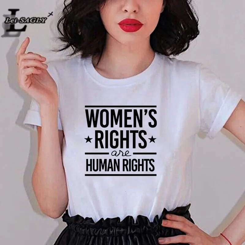 Lei SAGLY девушка Pow женская футболка будущее Feminist женский короткий рукав Харадзюку Графический футболки Ulzzang Винтаж уличная