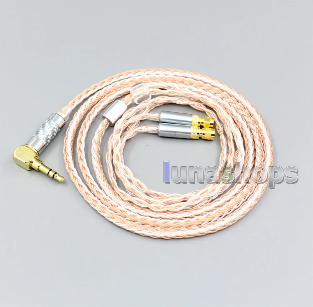 LN006403 3 5 мм 2 4 сбалансированный 16 Core OCC серебро смешанные кабель для наушников HiFiMan