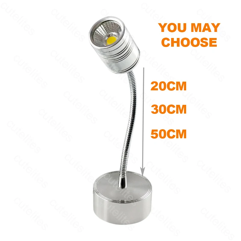 

LED-Hoses-Wall-Light 5W 3W Flexible bedroom with switch in LEDs Selfie Ring Light Indoor wall Lamps For Makeup Bedside Reading