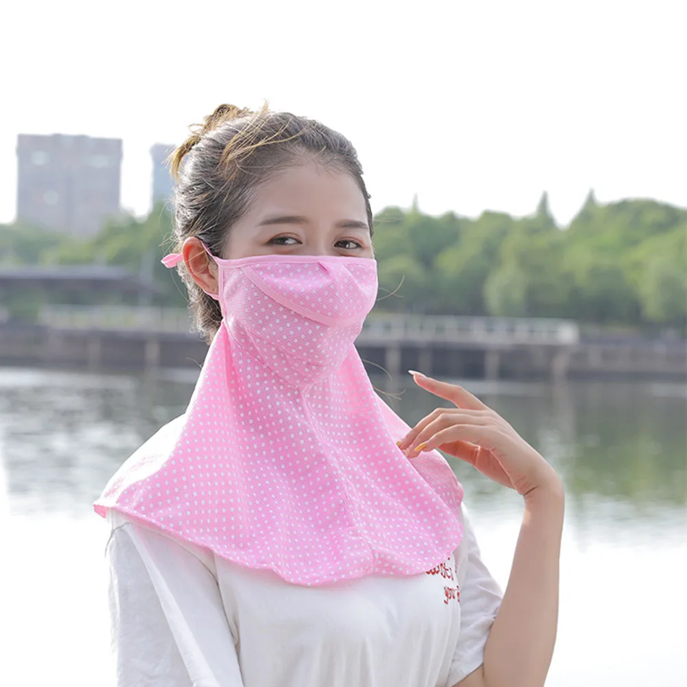 Акриловая точечная маска наездника шаль дышащая летняя защита шеи от пыли