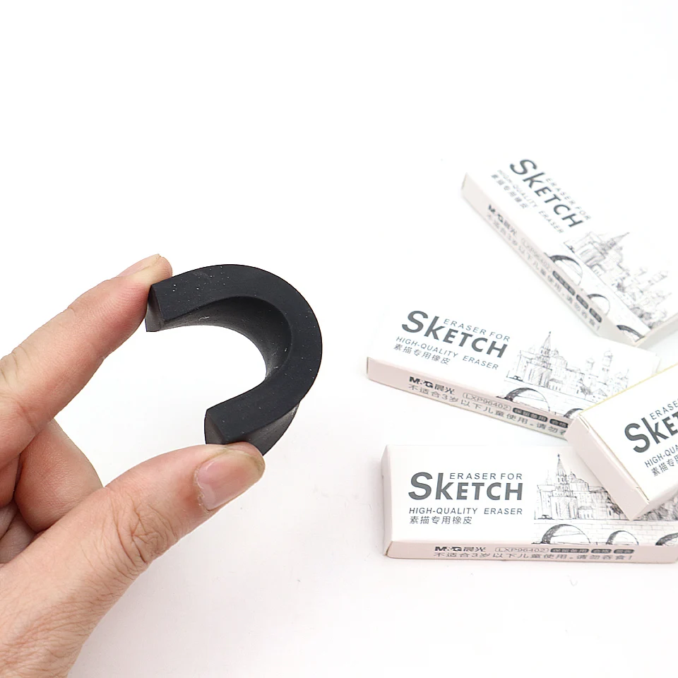 Ластик M &amp G черный Профессиональный для рисования резиновая щетка 3 шт./лот