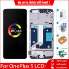Оригинальный AMOLED для Oneplus 5 ЖК-дисплей сенсорный экран AMOLED дигитайзер с рамкой Замена для One Plus 5 A5000 1 + 5 LCD