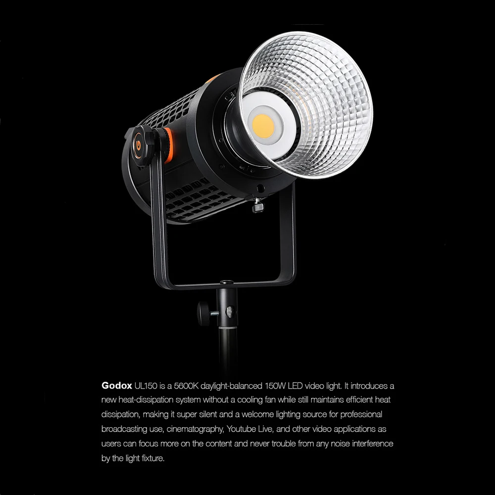Godox UL150 студийный светильник для фотосъемки 150 Вт 5600 к с цветовой температурой