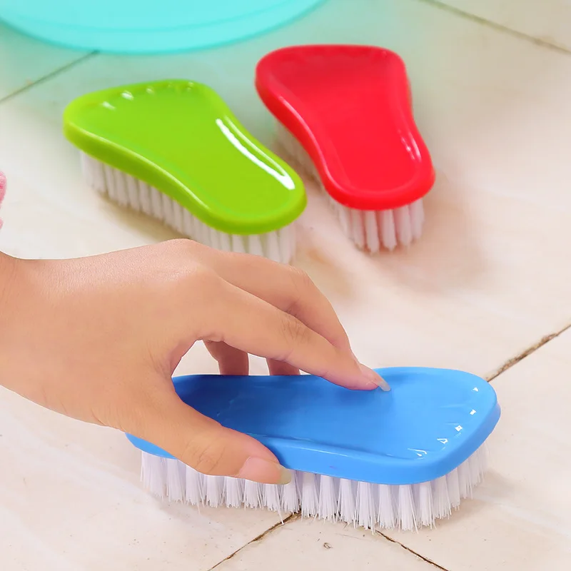 Ежедневная уборка креативная пластиковая цветная щетка для стирки лодыжек обуви