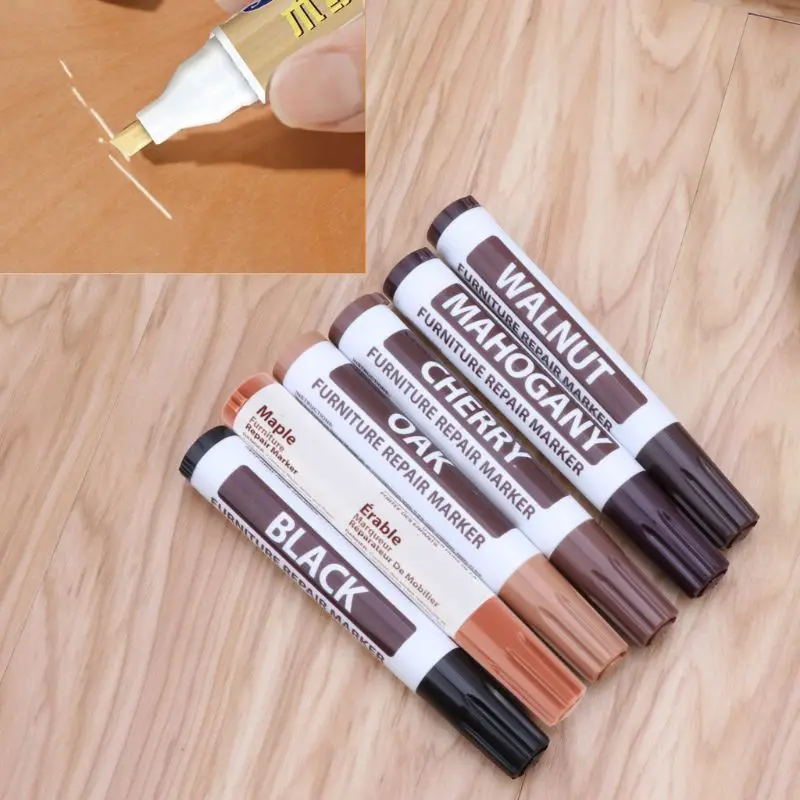 

Furniture Repair Wood Cabinet Floor Touch Up Markers Scratch Filler Remover