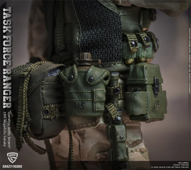 Crazy Figure 1/12 США военный 75-й Рейнджерс полк солдат фигурки Модель гренадье Somalia фигурка Кукла Коллекция